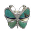 Multicolor Inlay And Sterling Silver Butterfly Southwest Ring Size 6-1/4 WX75169